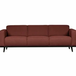 Woood Statement 3-zits bank 230 cm bouclé chestnut