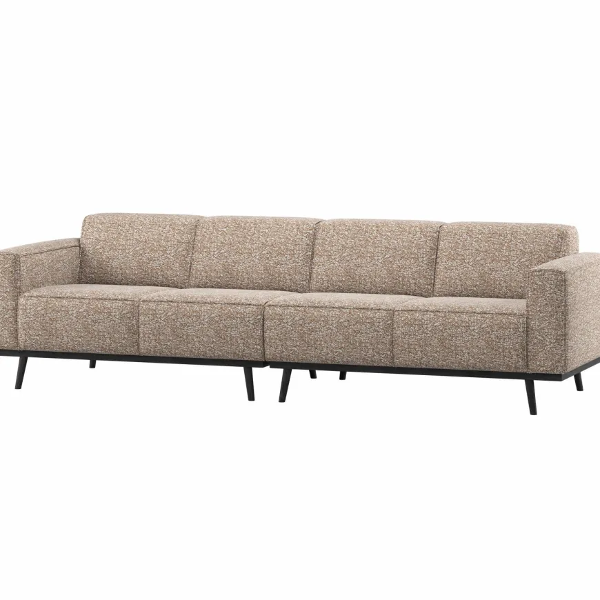 Woood Statement 4-Zits Bank 280 Cm Lichtbruin Melange