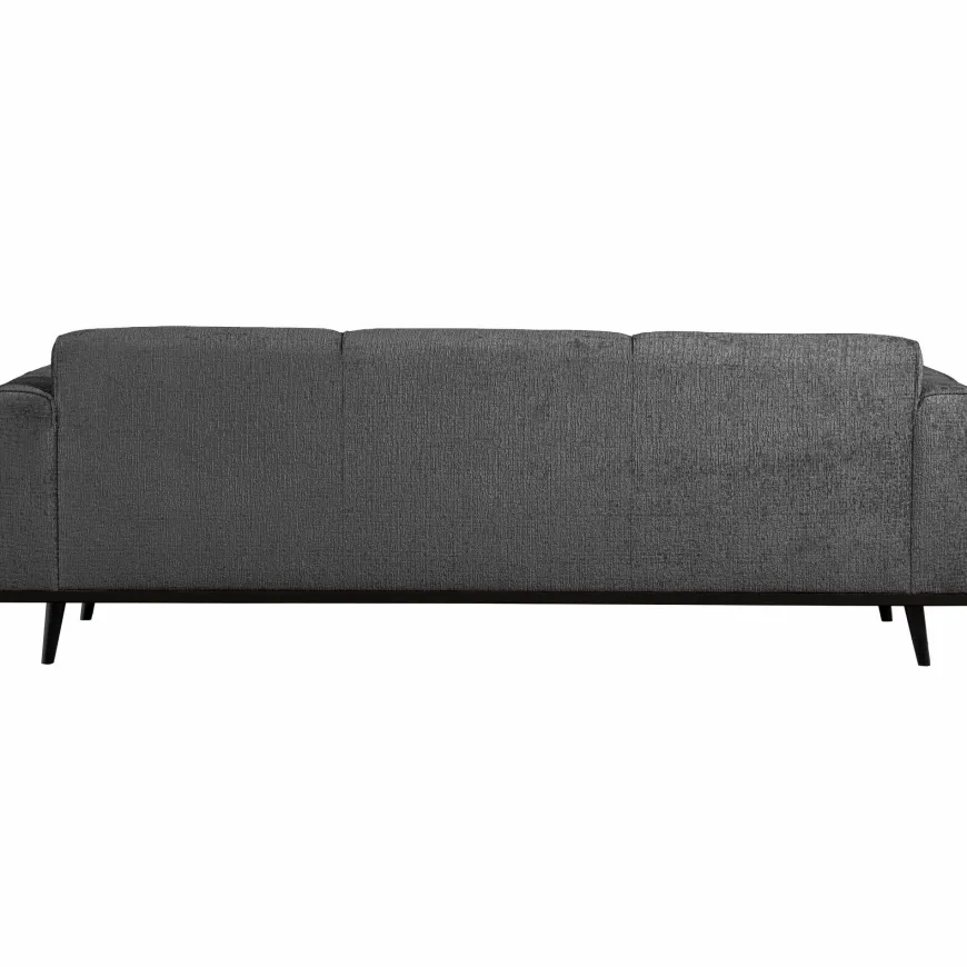 Woood Statement 3-zits bank 230 cm structure velvet mountain