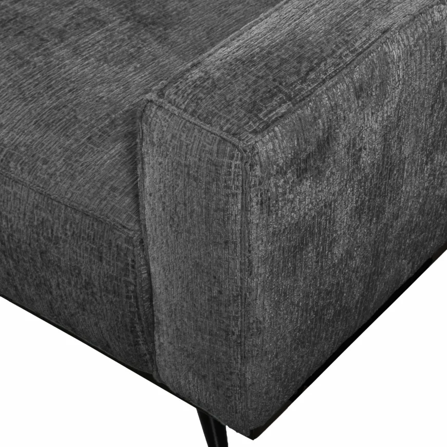 Woood Statement 3-zits bank 230 cm structure velvet mountain