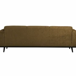 Woood Statement 3-zits bank 230 cm structure velvet brass