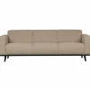 Woood Statement 3-zits bank 230 cm bouclé beige