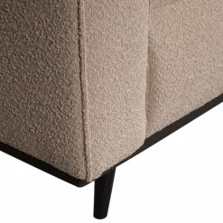 Woood Statement 3-zits bank 230 cm bouclé beige