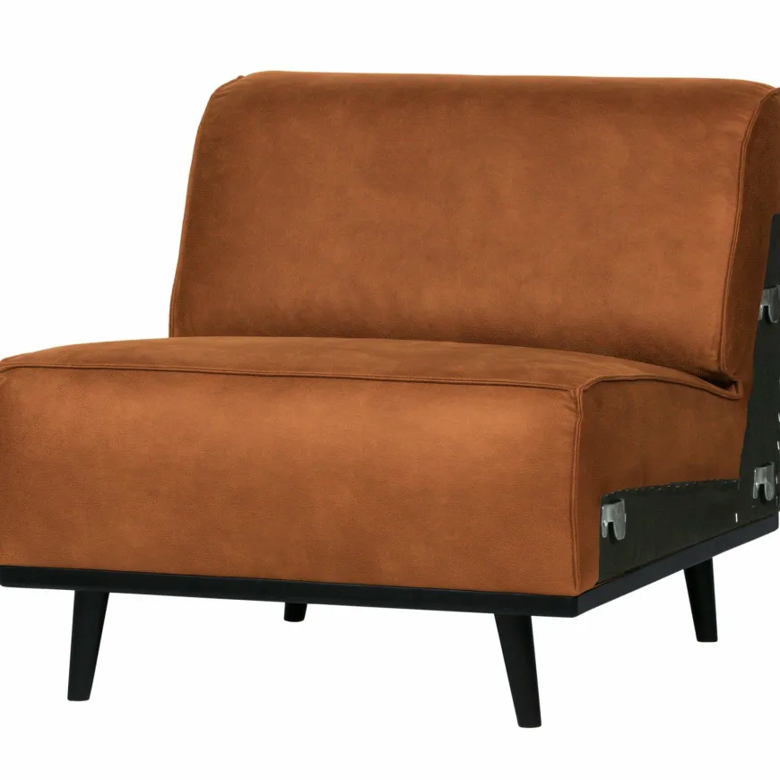 Woood Statement 1-zits element lederlook cognac
