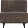 Woood Statement 1-zits element brede platte rib taupe