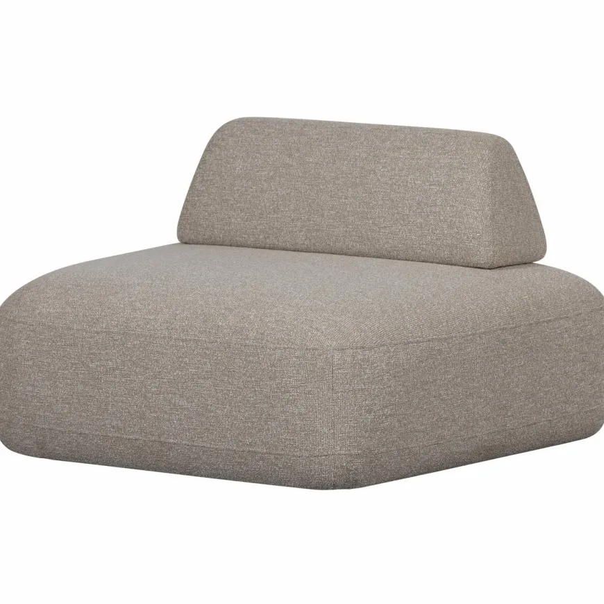 Woood Sterck fauteuil met verplaatsbare rugleuning naturel