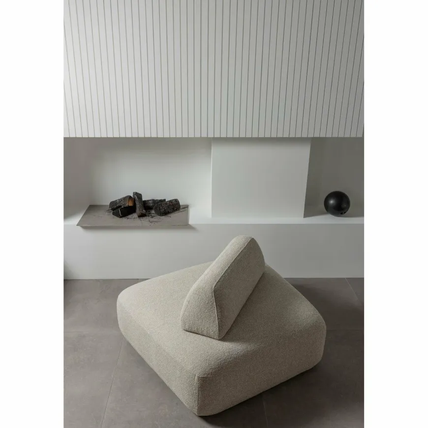 Woood Sterck fauteuil met verplaatsbare rugleuning naturel