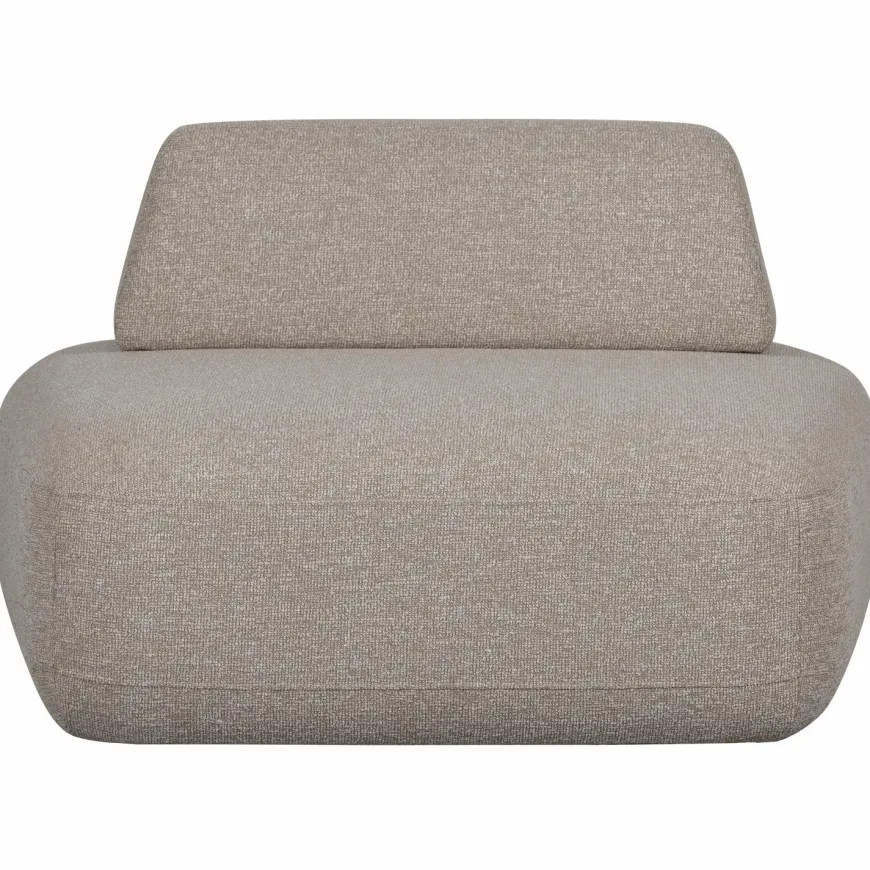Woood Sterck fauteuil met verplaatsbare rugleuning naturel
