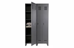 Woood Stijn Hoog 2drs Lockerkast Steel Grey [fsc]