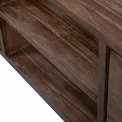 Woood Sun tv meubel met open vak recycled teak bruin