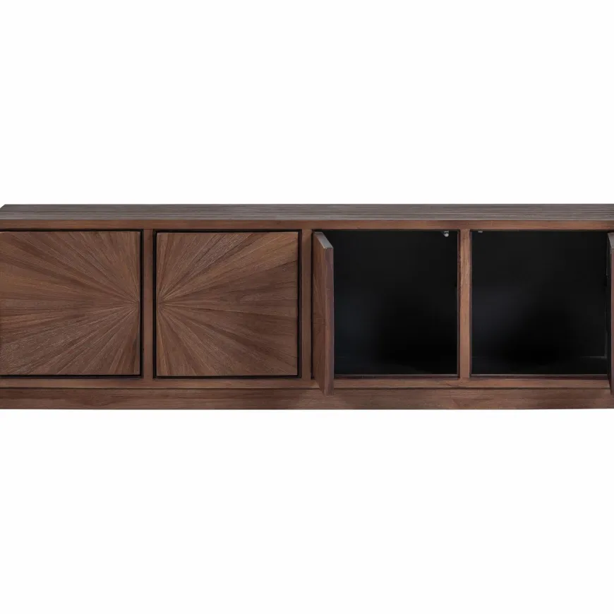 Woood Sun tv meubel recycled teak bruin
