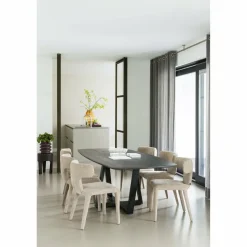 Woood Tablo eettafel deens ovaal dl 220x100cm mystic brown [fsc]
