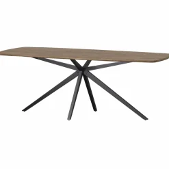 Woood Tablo Eettafel Deens Ovaal Verjongd 220x100cm Cashmere Brown [fsc]