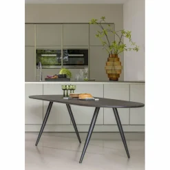 Woood Tablo eettafel ovaal vingerlas 220x90cm mystic brown [fsc]