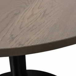 Woood Tablo eettafel ovaal vingerlas 220x90cm pebble grey/zwart [fsc]