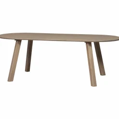 Woood Tablo eettafel ovaal vingerlas 220x90cm pebble grey [fsc]