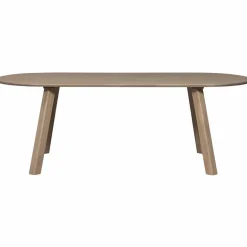 Woood Tablo eettafel ovaal vingerlas 220x90cm pebble grey [fsc]