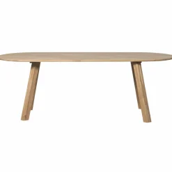 Woood Tablo eettafel ovaal vingerlas 220x90cm transparant [fsc]