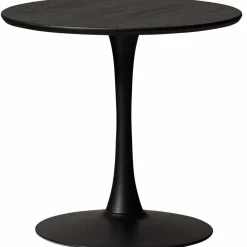 Woood Tablo eettafel rond vingerlas o80cm blacknight [fsc]