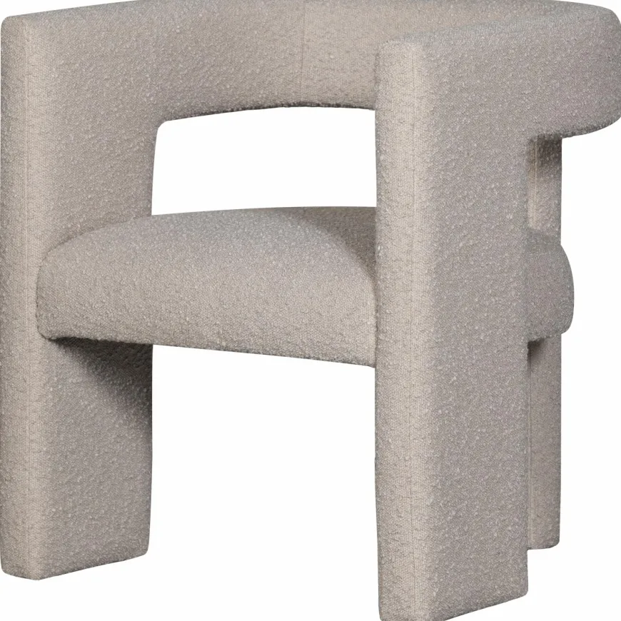 Woood TIWA fauteuil boucle beige