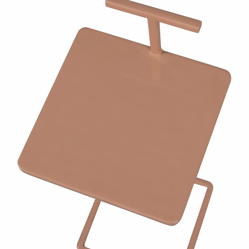 Woood Toste bijzettafel metaal oud roze