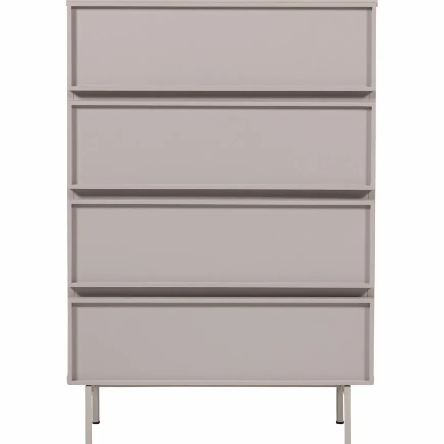 Woood Tours Ladekast 4 Lades Melamine/Mdf Zand