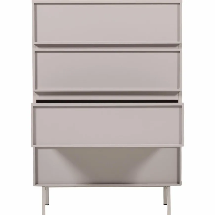 Woood Tours Ladekast 4 Lades Melamine/Mdf Zand