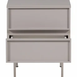 Woood Tours Ladekast/Nachtkastje 2 Lades Melamine/Mdf Zand