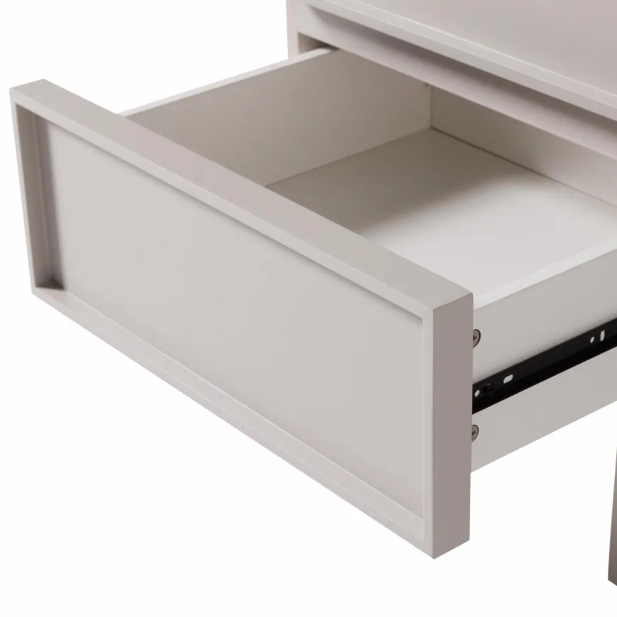 Woood Tours Ladekast/Nachtkastje 2 Lades Melamine/Mdf Zand