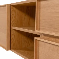 Woood Tours Tv Meubel 180 Cm Melamine/Mdf Naturel