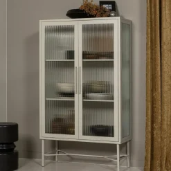 Woood Tuve bijzettafel hout bruin/zwart