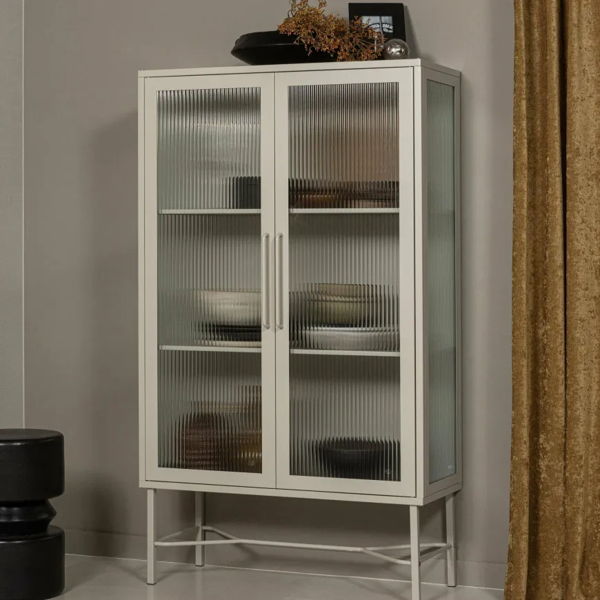 Woood Tuve bijzettafel hout bruin/zwart