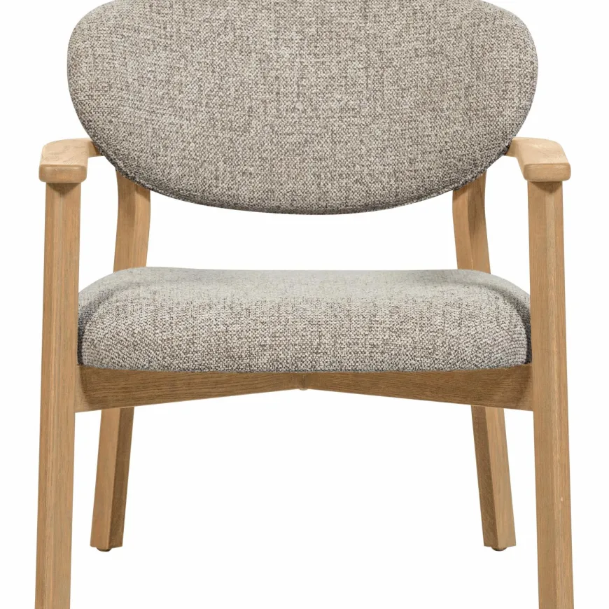 Woood Udar fauteuil met houten frame naturel