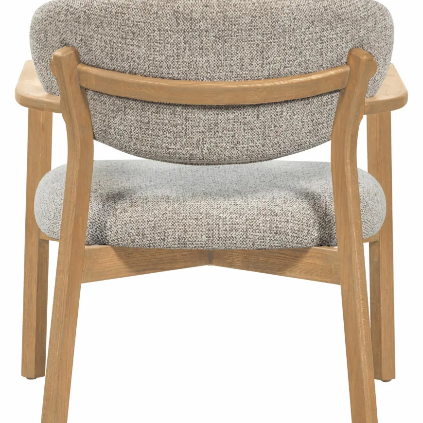 Woood Udar fauteuil met houten frame naturel