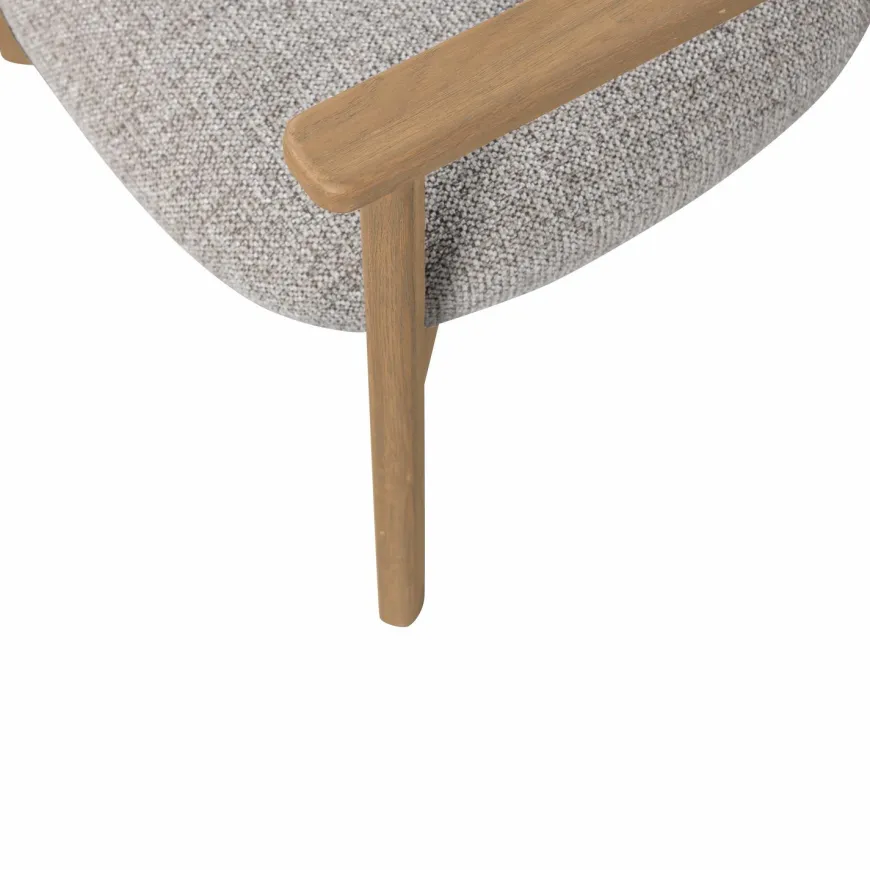 Woood Udar fauteuil met houten frame naturel
