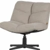 Woood Vinny Draaifauteuil bouclé Zand