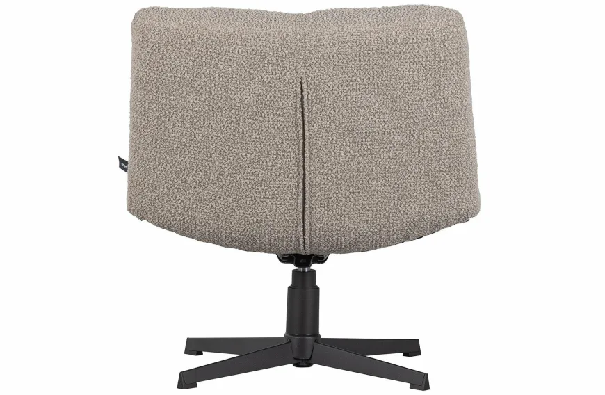 Woood Vinny Draaifauteuil bouclé Zand