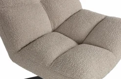 Woood Vinny Draaifauteuil bouclé Zand