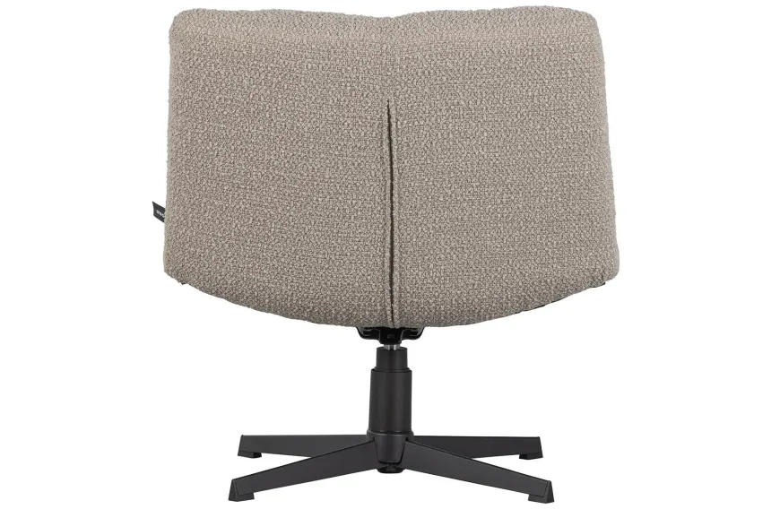 Woood Vinny Draaifauteuil bouclé Zand