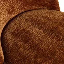 Woood Vogue barstoel 65cm 3d chenille middenbruin