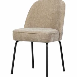 Woood Vogue eetkamerstoel 3d chenille zand