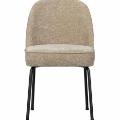 Woood Vogue eetkamerstoel 3d chenille zand