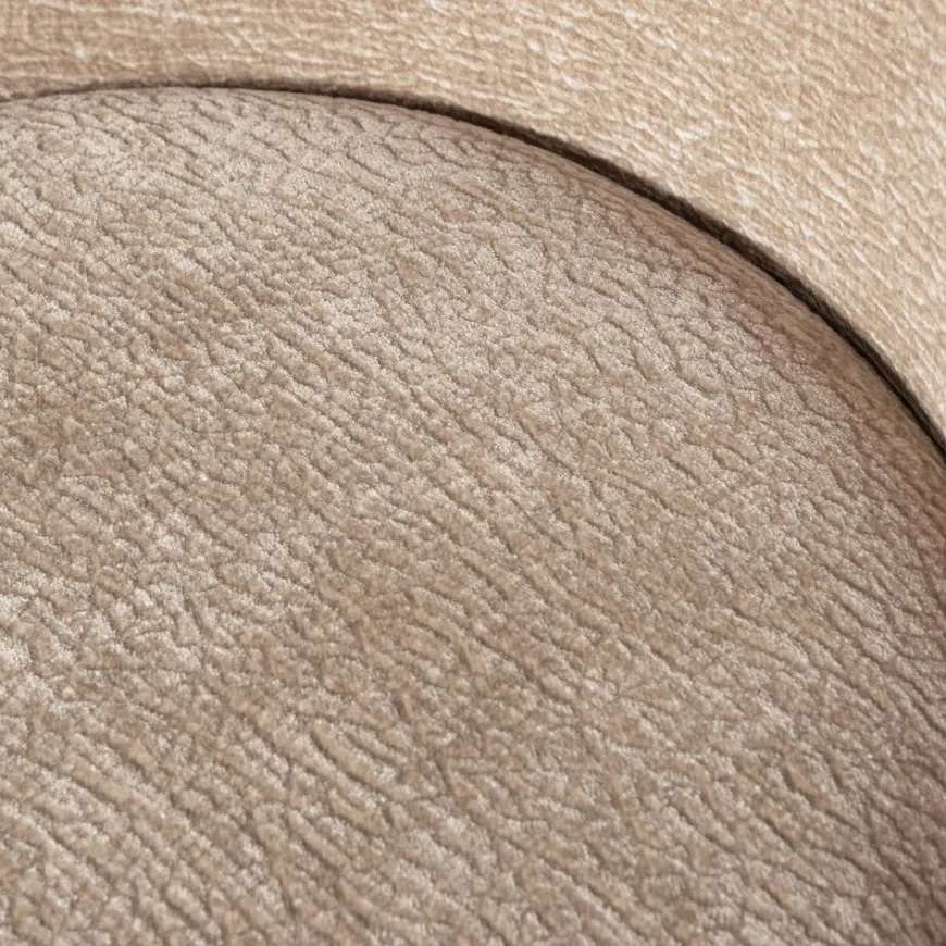 Woood Vogue eetkamerstoel 3d chenille zand