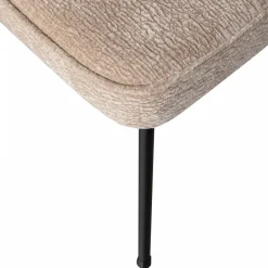 Woood Vogue eetkamerstoel 3d chenille zand