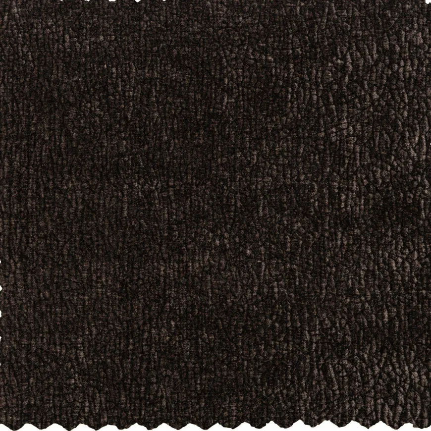Woood Vogue eetkamerstoel 3d chenille donkerbruin