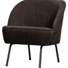 Woood Vogue fauteuil 3d chenille donkerbruin