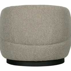 Woood Woolly draaifauteuil bouclé naturel gemeleerd