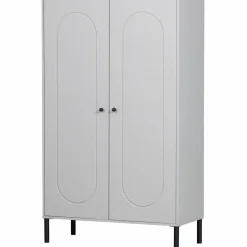 Woood Xina lage kast grenen wolkengrijs [fsc]