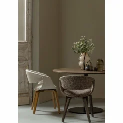 Woood Yossi eetkamerstoel naturel met houten poot naturel